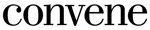 Convene Logo | Horizontal in Black